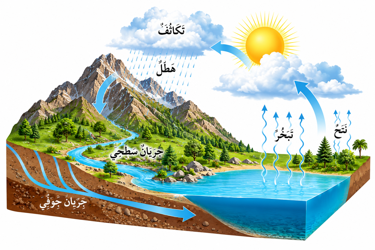 دورة الماء في الطبيعة