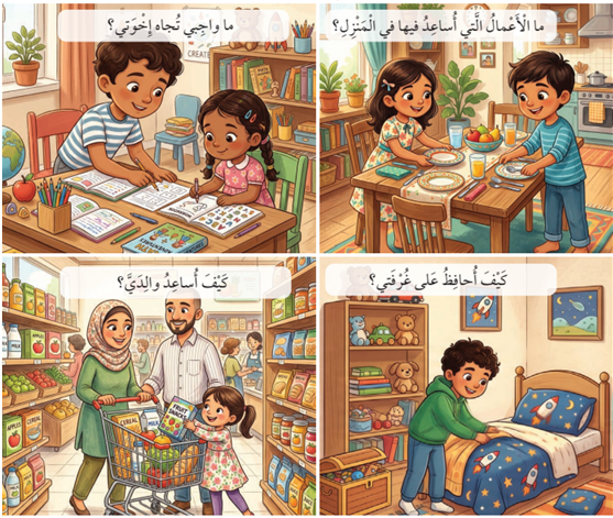 واجباتي تجاه أفراد الأسرة واجباتي تجاه أفراد الأسرة