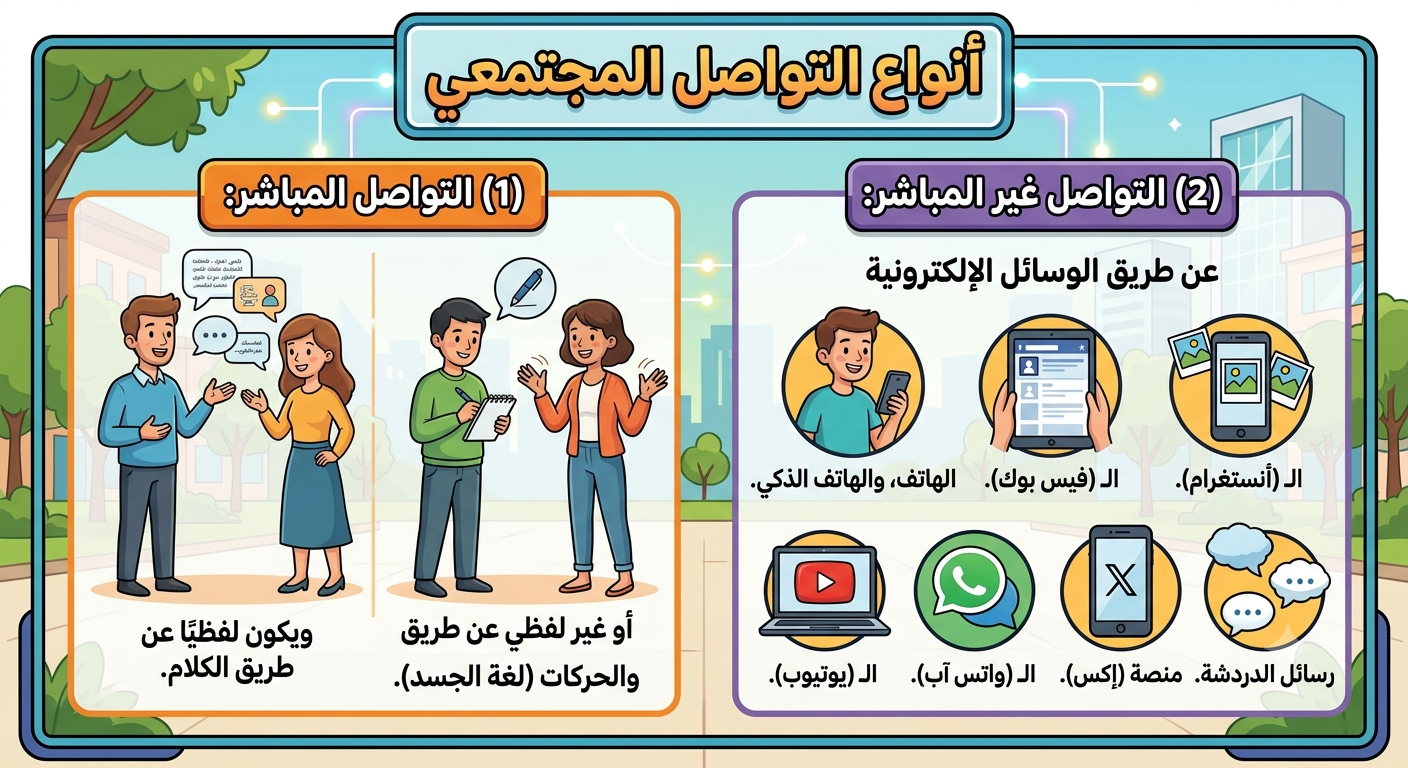 أنواع التواصل المجتمعي