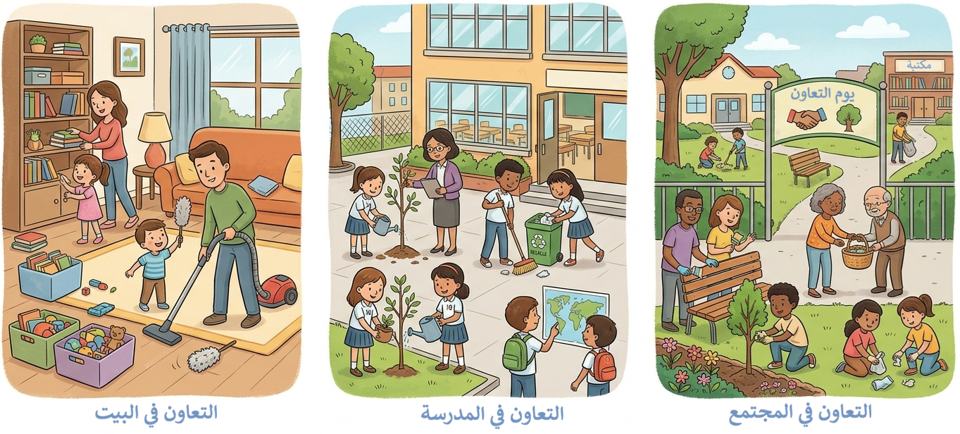 التعاون في المدرسة التعاون في المدرسة