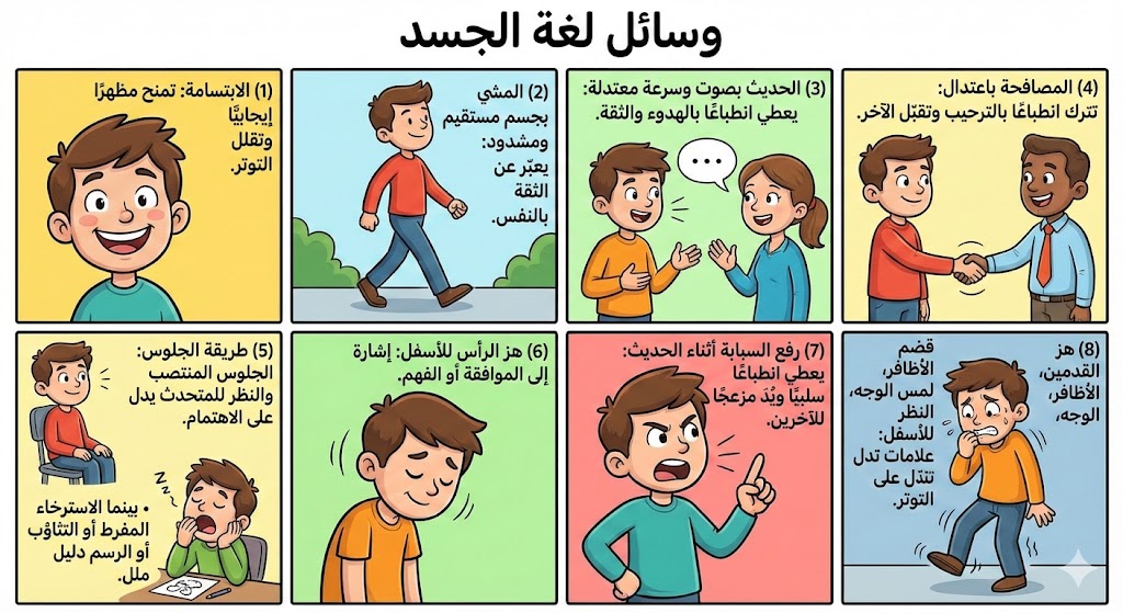 وسائل لغة الجسد