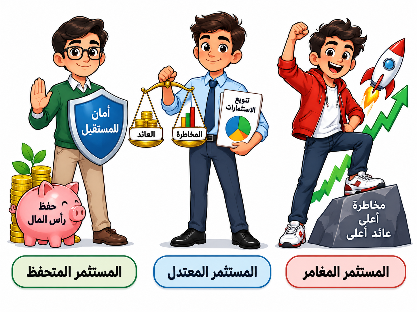 أنواع المستثمرين أنواع المستثمرين